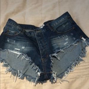 One Teaspoon denim shorts “rollers”